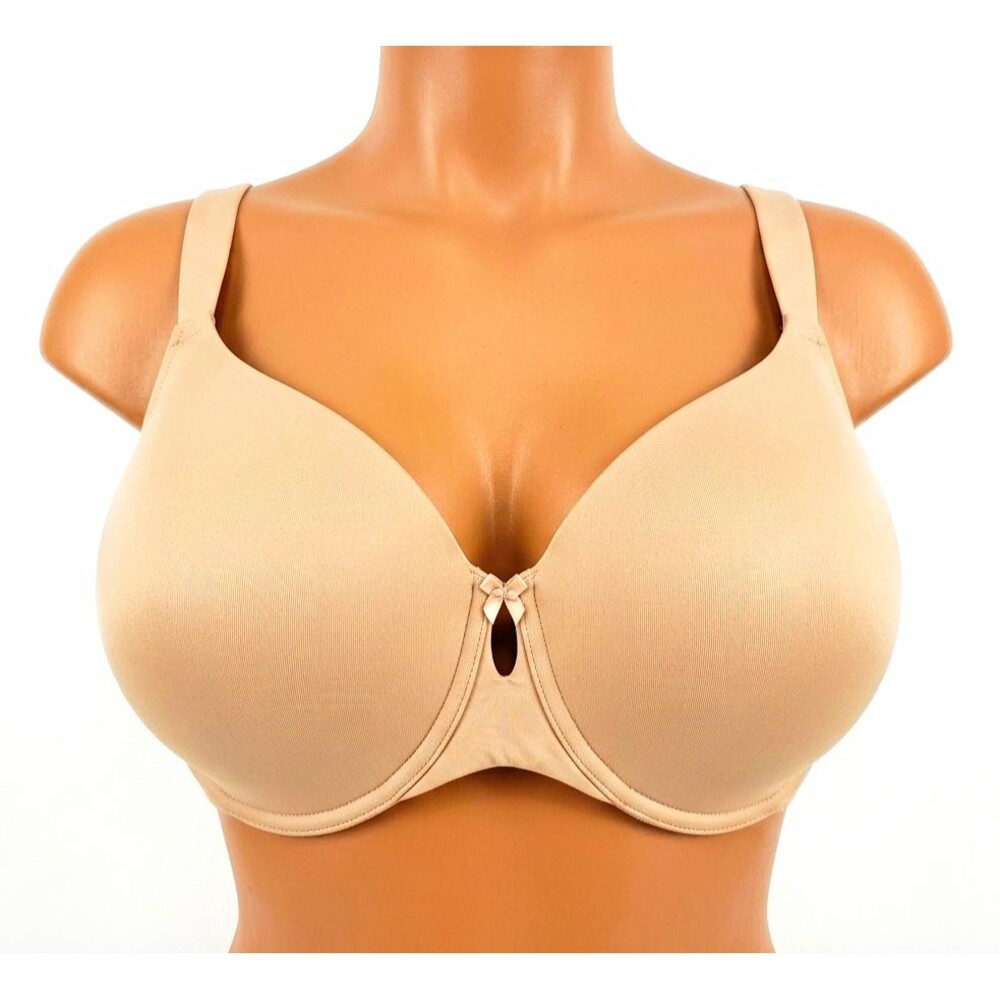 36H Torrid Curve T-Shirt Bra Beige Underwire Lightly Lined Full Coverage